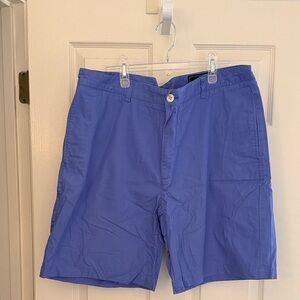 Vineyard Vines Blue Flat-Front Shorts